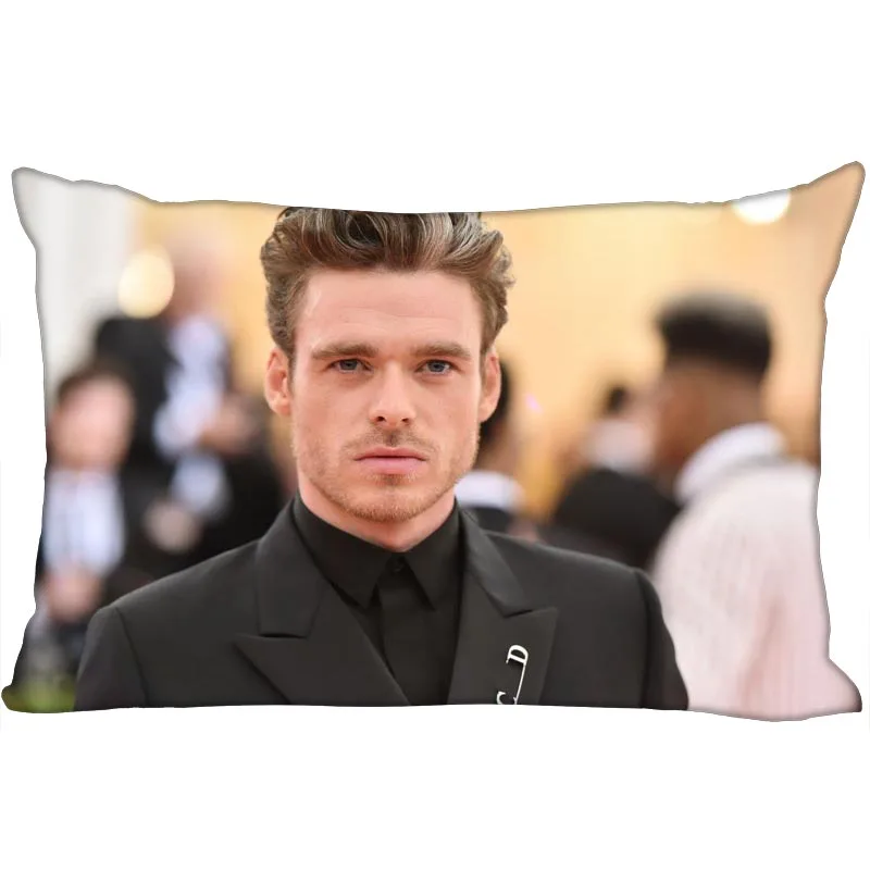 

Richard Madden Pillow Cover Bedroom Home Office Decorative Pillowcase Rectangle Zipper Pillow Cases Satin Soft No Fade 1009