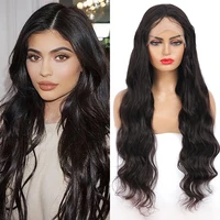 lace front human hair wig body wave long hair colored natural black brazilian hair for black women remy ijoy