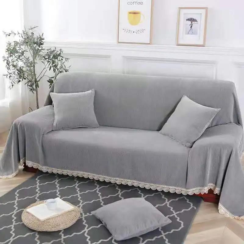 Sofa slipcover Grey Новые чехлы для диванов легкая мебель для веранды протектор для чехлы для диванов от ежедневного износа домашних животных пятен для волос чехол для кресла Любовь сиденья - Цвет: Sofa slipcover Grey