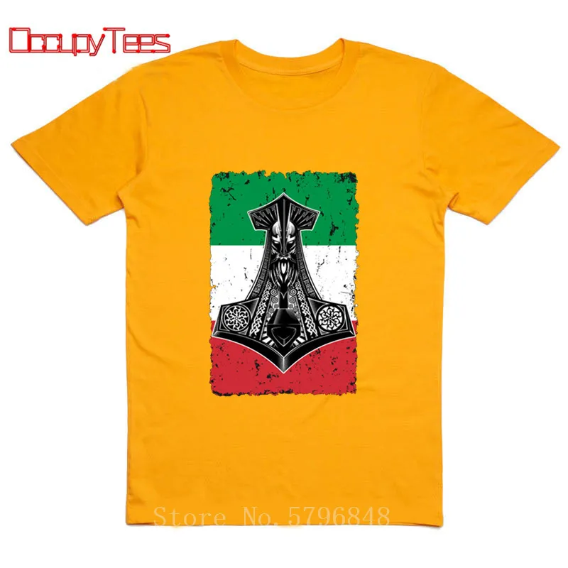 taly Viking Flag Odin Warrior Legend T Shirt Pure Cotton Tops Tee Men Short Sleeve O neck Tees Summer Mens Thor T-Shirts | Мужская