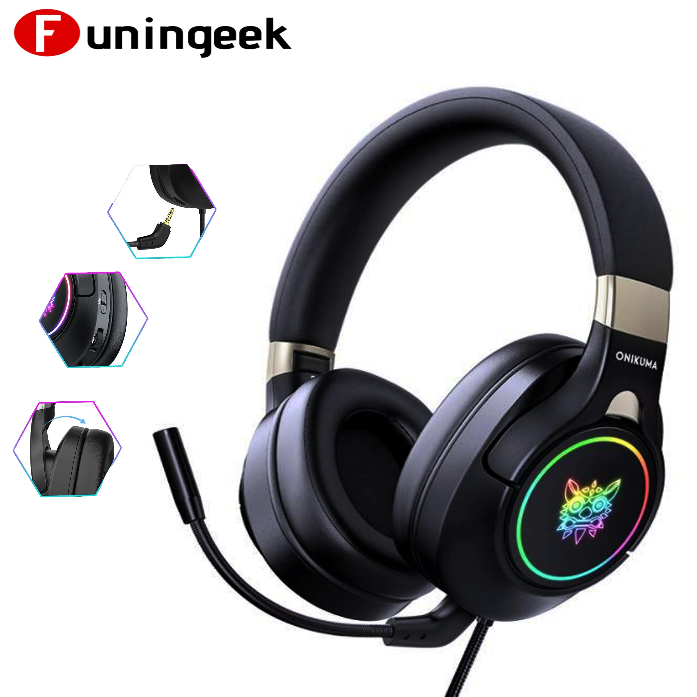 Проводные Игровые наушники ONIKUMA K15 