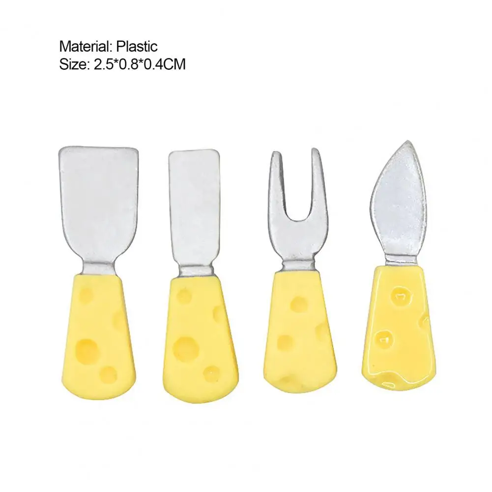 

Children Toys For Kids Toys Gift 5 Pcs Miniature Tableware Lovely Shape Portable Plastic Handcraft Supplies Fork Toys for Cake
