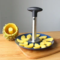 stainless steel portable pineapple peeler cutter fruit knife slicer pineapple cutting machine easy use kitchen cooking tools