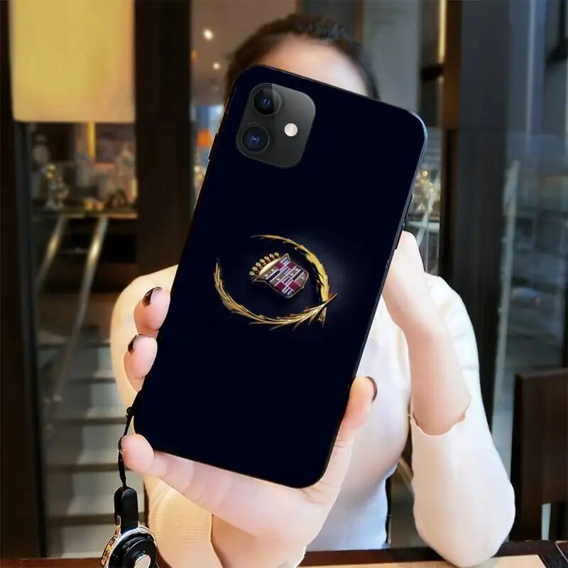 

Stylish Luxury Sports Car for Cadillac Bling Cute Phone Case for iPhone 11 12 pro XS MAX 8 7 6 6S Plus X 5S SE 2020 XR case