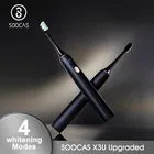 Электрическая звуковая зубная щетка Xiaomi SOOCAS, ультразвуковая автоматическая зубная щетка для ухода за полостью рта, автоматическая Глубокая очистка, водонепроницаемая 5
