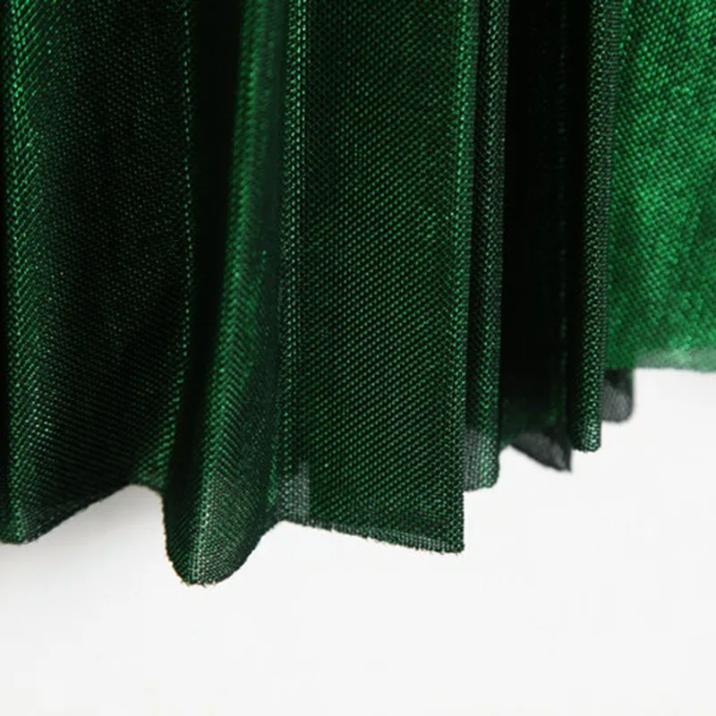 

Women Chiffon Pleated Skirt Vintage High Waist Tutu Skirts Womens Saia Midi Rokken Summer Style