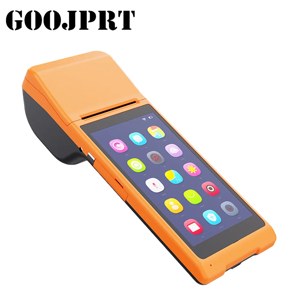 

Q8 Android 8.1 Terminal POS System PDA Built-in 58mm Thermal Receipt Printer Support Bluetooth Wifi Extra SD Card