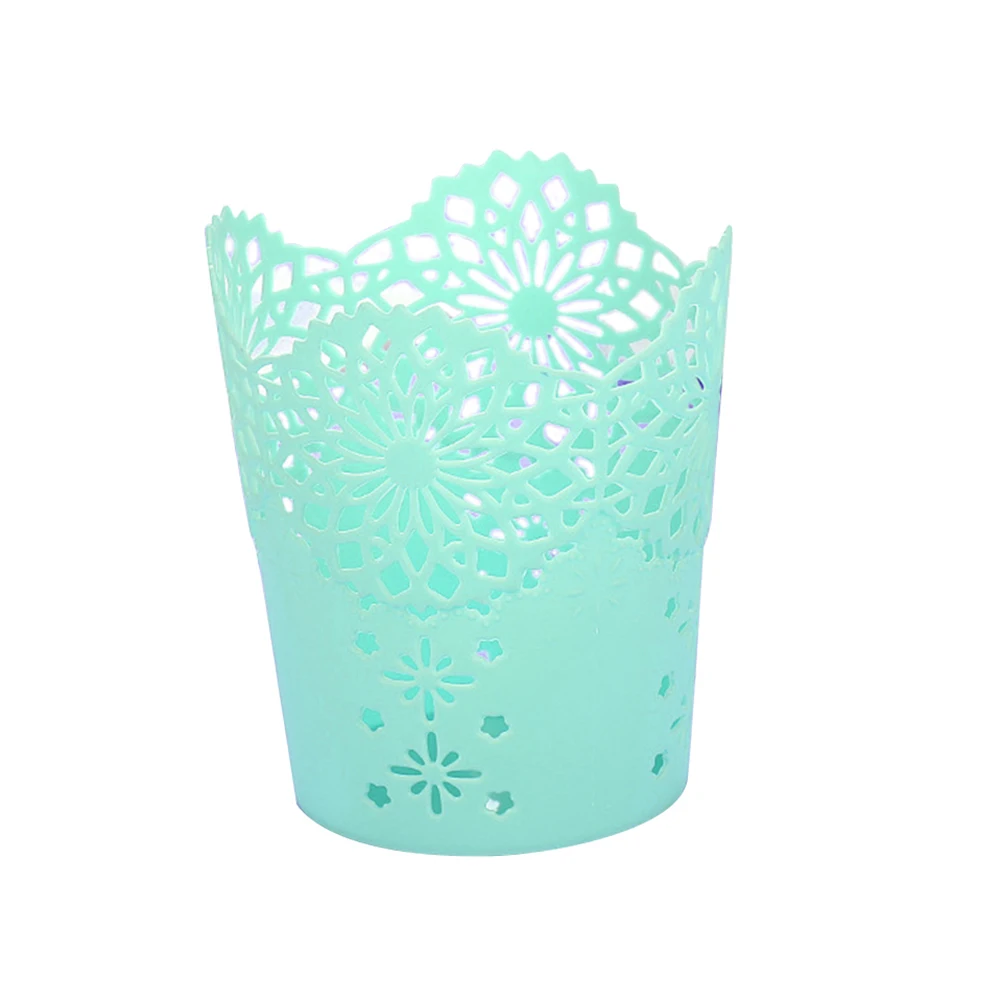 Полый Цветочный держатель для карандашей и кистей настольный органайзер Декор |