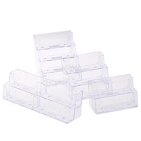 desktop office business card holder stand clear transparent acrylic counter top display stand desk accessories hot sale