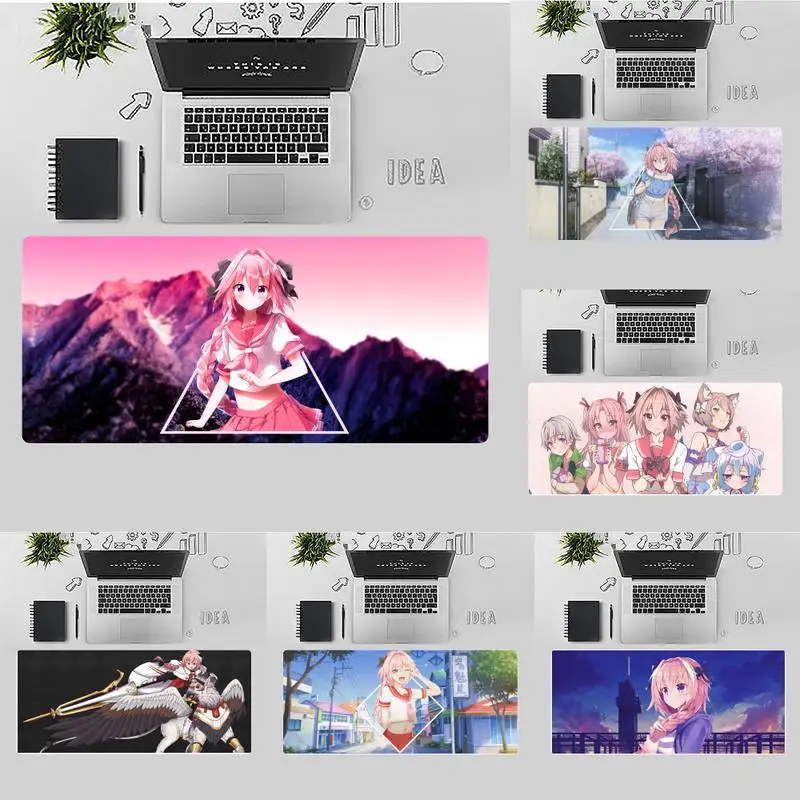 Симпатичный коврик для мыши Astolfo с аниме девушек ноутбука компьютерный