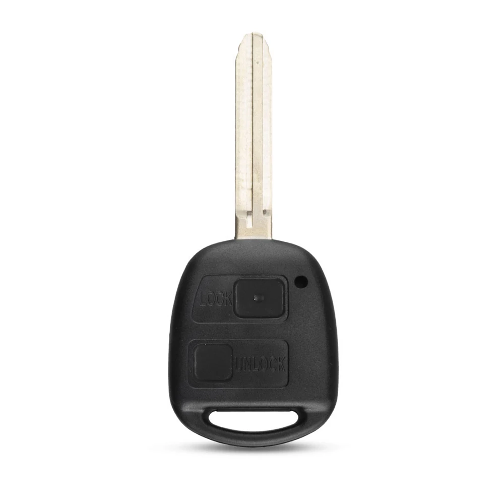 Чехол для автомобильного ключа KEYYOU 2/3 BTN Toyota Yaris Prado Tarago Camry Corolla TOY43 Blade с резиновыми