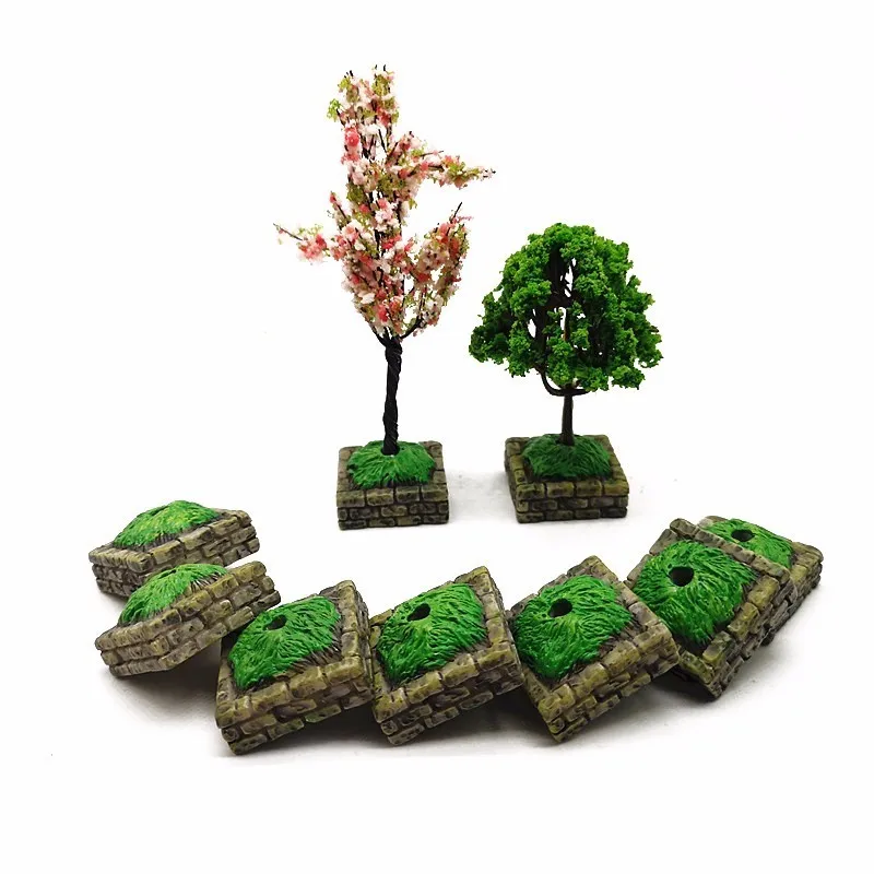 Artificial Pink Tree Willow Miniature Fairy Garden Home Houses Decoration Mini Craft Micro Landscaping Decor DIY Accessories | Дом и сад