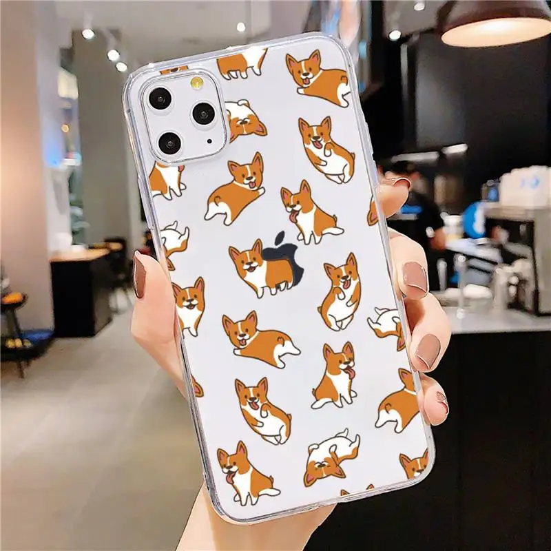 

Chihuahua dog cute painting Phone Case Transparent soft For iphone 5 5s 5c se 6 6s 7 8 11 12 plus mini x xs xr pro max