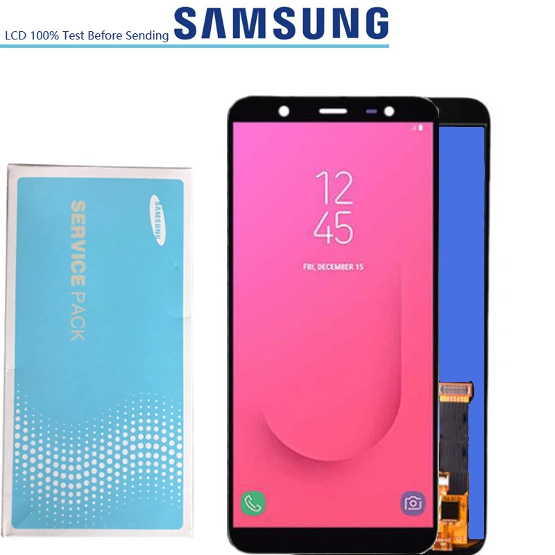 Супер AMOLED дисплей для samsung Galaxy J8 J810 экран lcd Замена Сенсорный экран Pancel SM-J810 J810M