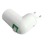 Регулируемый патрон для ламп E27, патрон-переходник для лампочек с поворотом на 360 градусов, конвертер 100-230 В, светсветильник для дома и комнаты