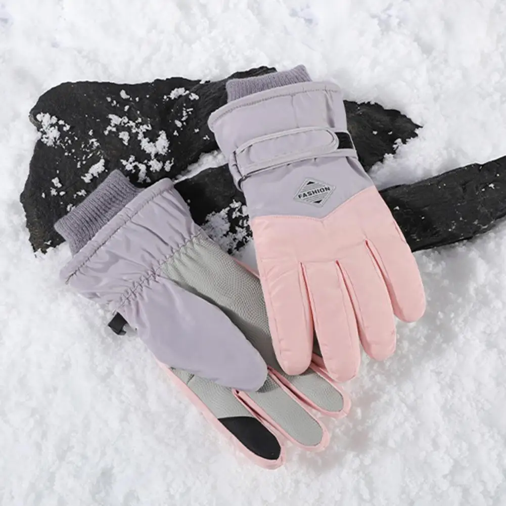 1 пара высококачественных искусственных практичных варежек лыжные перчатки