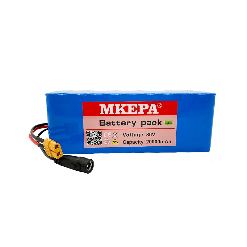 

36V 10S4P 20Ah battery pack 500W high power battery 42V 20000mAh Ebike electric bicycle BMS 42v battery with xt60 plug