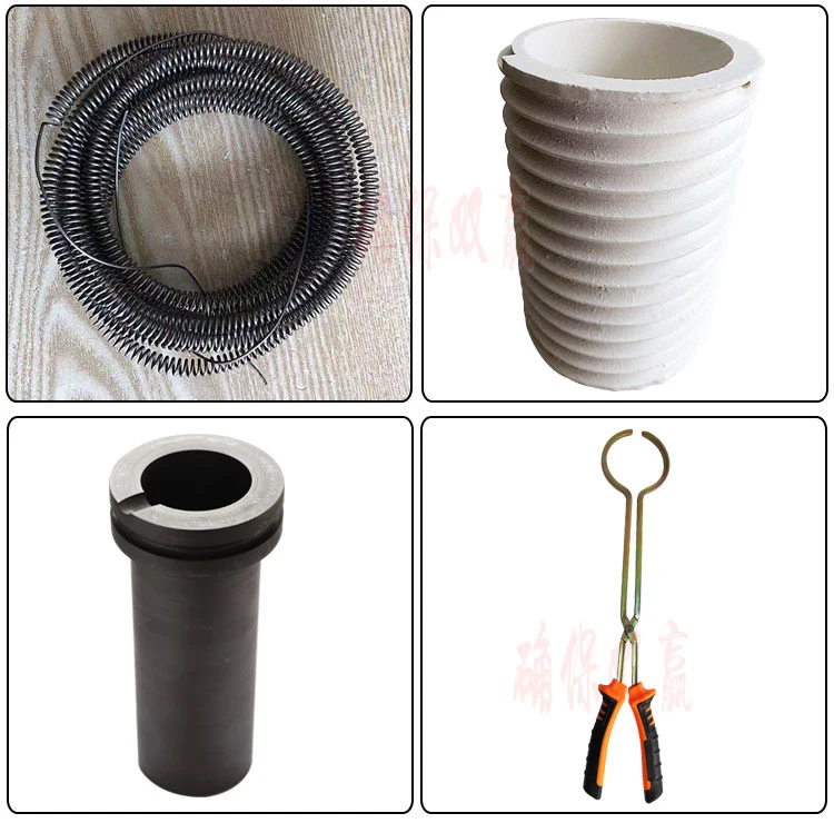 Плавильная печь 3 кг с графитовым тигелем золотая серебряная медная и