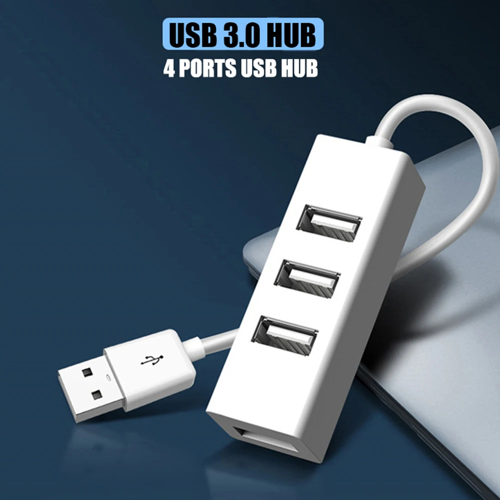 

4-портовый USB-разветвитель 2,0, USB-разветвитель для ПК, Windows, ноутбука, компьютера, мобильного телефона, HDD, аксессуары