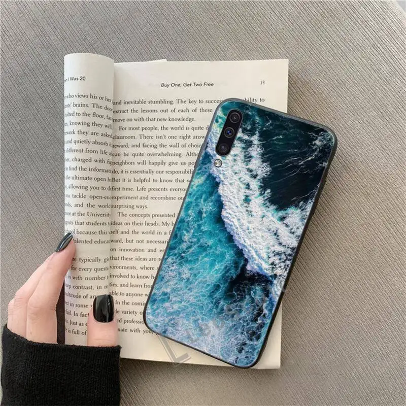 

0 Waves big sea landscape Phone Case For Samsung A40 A31 A50 A51 A71 A20E A20S S8 S9 S10 S20 Plus note 20 ultra