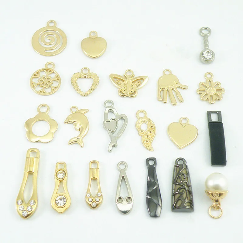 Металлическая молния на застежке молнии стандартная подвеска брелок для сумки