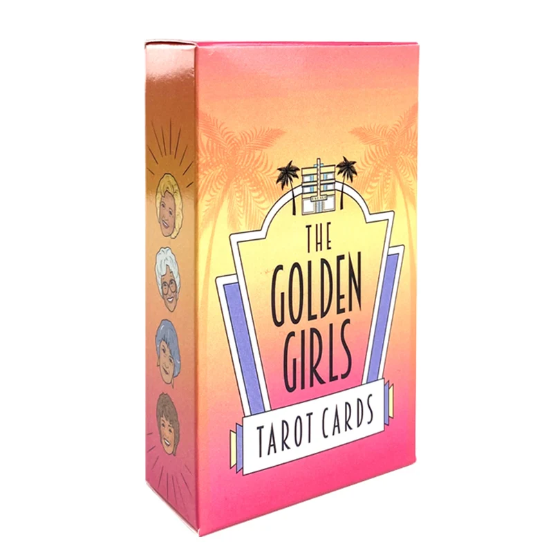 Золотые карты для девочек Tarot настольная игра развлечение творческая Дека