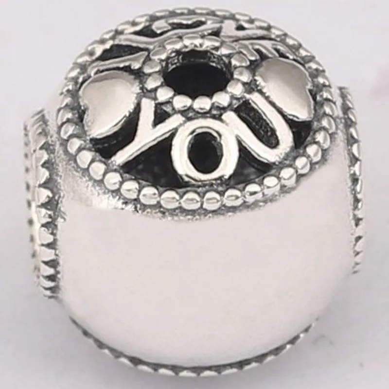 

Original 925 Sterling Silver Bead New Love Beads Fit Pandora Women Bracelet & Necklace Diy Jewelry