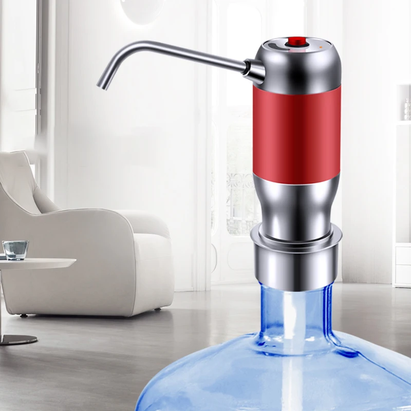 Автоматический водяной насос для бутылки с usb зарядкой, электрический насос для питьевой воды, ручной насос для 5 галлонов, резервуар для воды