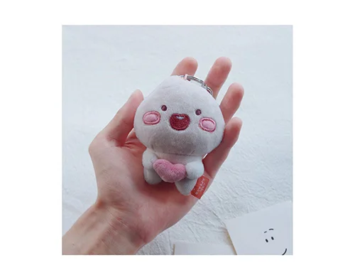 Pink B Happy monkey Kawaii Плюшевые брелоки Мультяшные милые игрушки Мягкая кукла игрушка-брелок для ключей сумка автомобиль подарок на день рождения для детей девочек женщин - Цвет: Pink B
