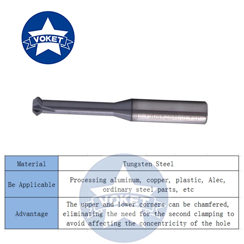 

90 Degree Tungsten Steel Upper And Lower Chamfering Cutter 1.96 2.4 3 4 4.5 5 6 8 10 12 Chamfer Router Carbide Milling Cutter