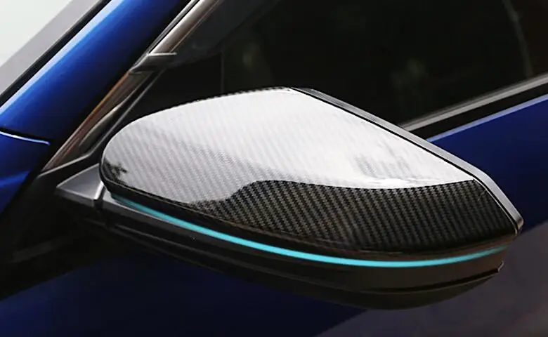 Для Honda Civic 2016 2017 2018 Боковая дверь зеркало крыло заднего вида крышки углеродное