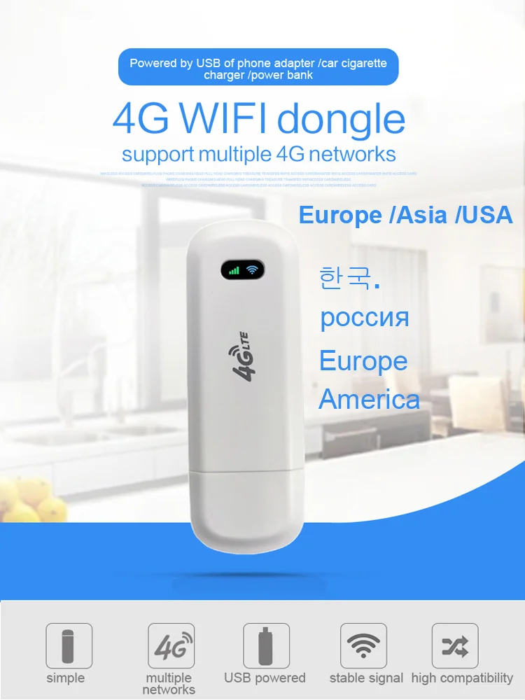 

Wi-Fi-роутер с антенной, 4G, LTE-модем, USB-слот