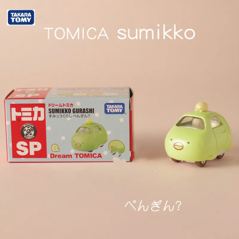 Подлинная Такара TOMY TOMICA 1: 64 Sumikkogurashi Sumikko 4 разных стиля, модель автомобиля, игрушки, изысканные подарки, игрушки для детей