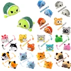 Двухсторонняя плюшевая игрушка в виде кошки, гэто, плюшевые животные, черепаха, двухсторонняя флип-кукла, милые игрушки для плюшевых игрушек, 18 видов