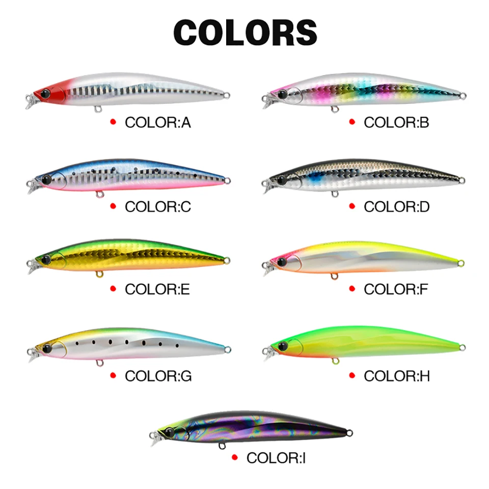 

KoKossi 98MM/13G Minnow Floating Pencil Fishing Hard Lures Japanese Profession Artificial Bait Saltwater Pesca Fishing Tackle