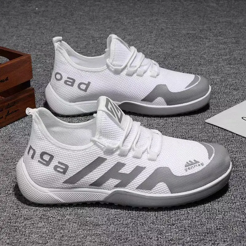

Men's Spring Breathable Running Shoes Fashion Vulcanized Shoes with Non-slip Sole Matching All