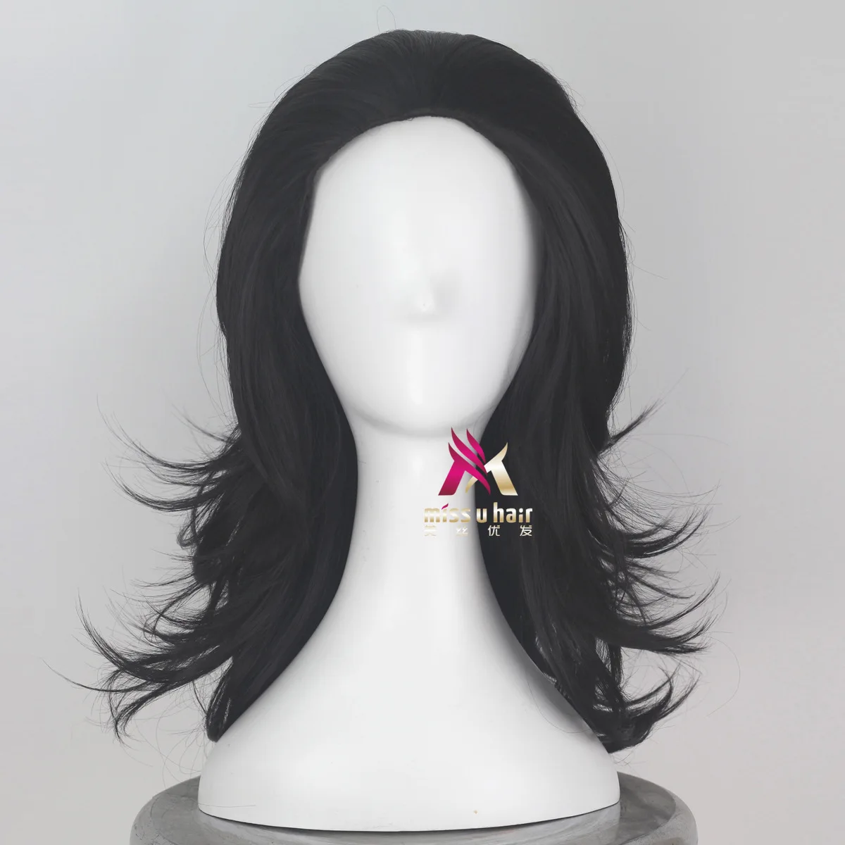 Advengers Loki cosplay wig Black Synthetic Hair Comic Loptr role play costume party wigs + cap |