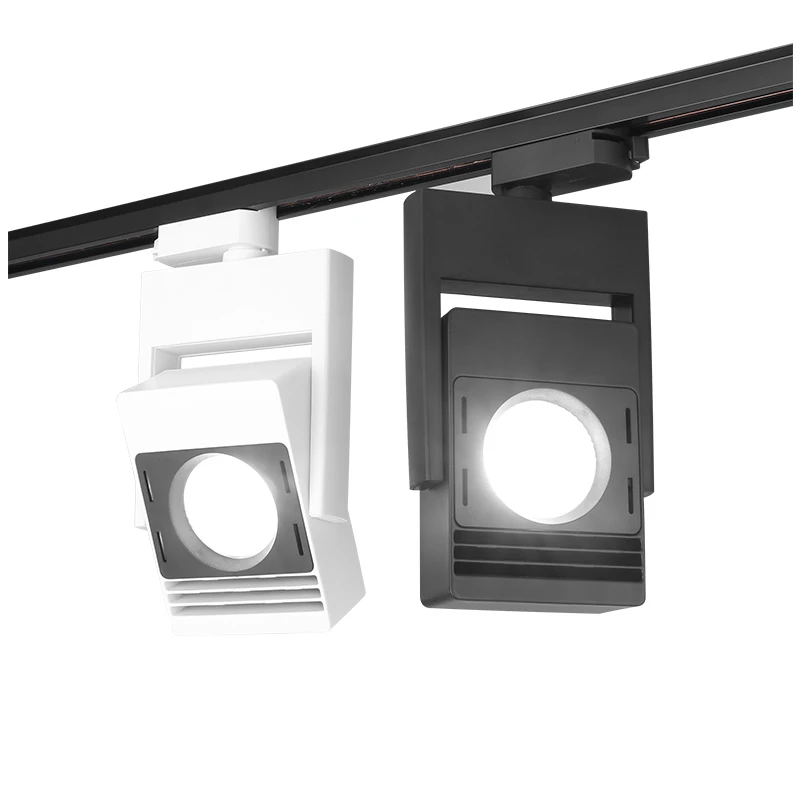 Светодиодный светильник дорожка для гостиной черный 2 провода рельсовый ing белый