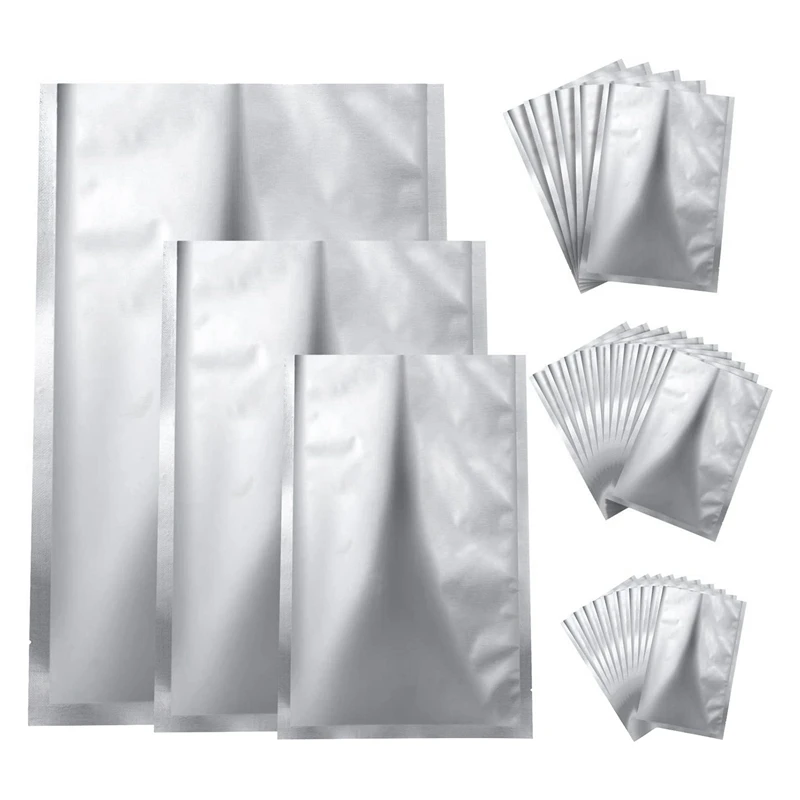 Пакеты из алюминиевой фольги Mylar 3 размера плоские термозапечатывающие пакеты