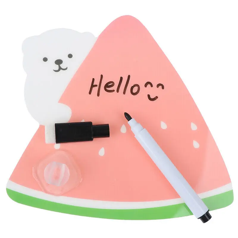 1 компл. Милая перезаписываемая доска для сообщений с ручкой наклейка