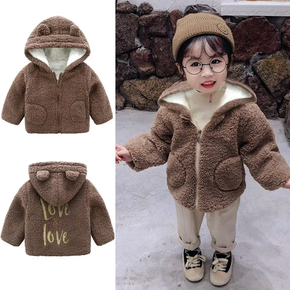 Children'S Jacket Cute Long Sleeve Outdoor Autumn Cartoon Coat School Carton Bear Outerwear Kid'S Heavy Sport | Детская одежда