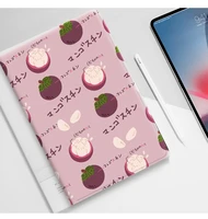 cute mangosteen for ipad pro 11 2020 air3 10 2 inch case for ipad mini 12 3 air2 9 7 mini 5 cover capa with pencil slot cases