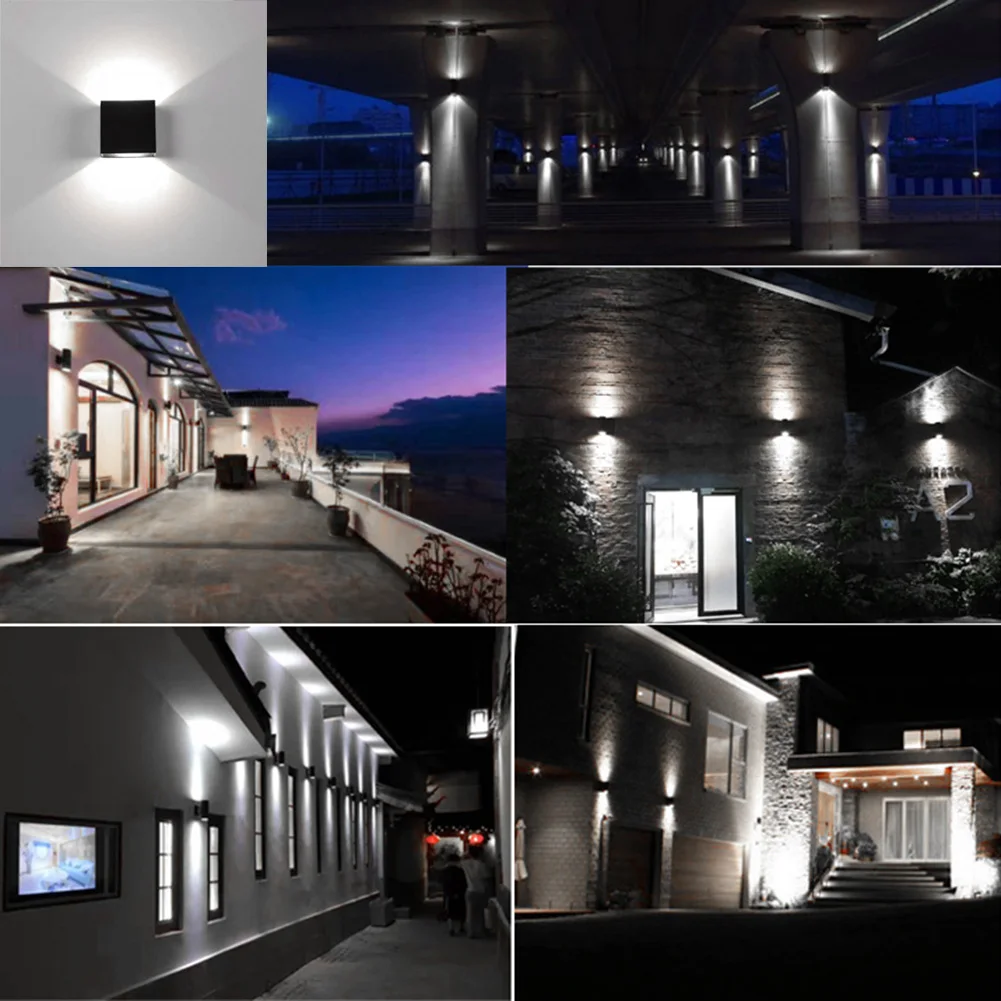 

Multifunctional Modern LED Wall Mounted Light Aluminum Home Bedroom Courtyard Garden Porch Stairs Decorative Lighting Lamp