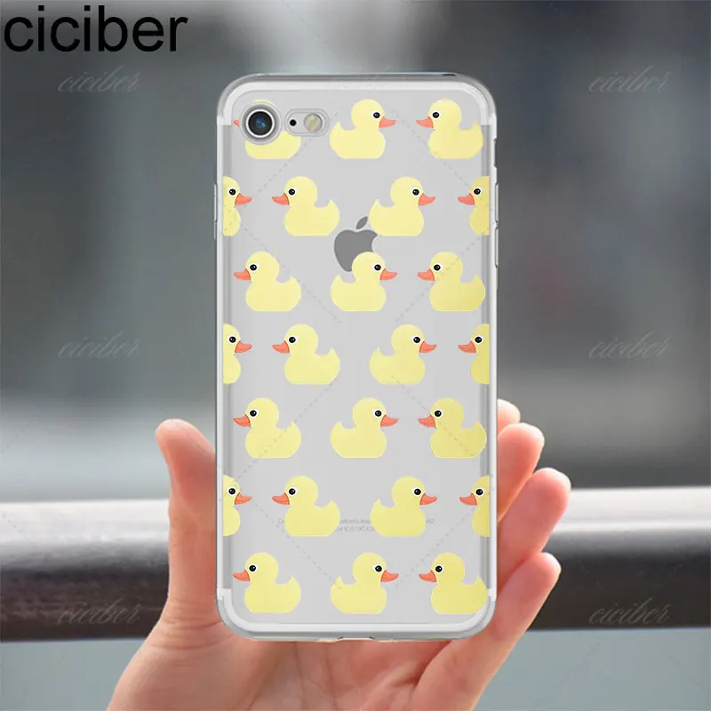 Ciciber/Мягкие силиконовые чехлы для IPhone 6 6S 7 8 Plus 5S SE X Flamingo Panda Fundas Cat|designer phone case|phone