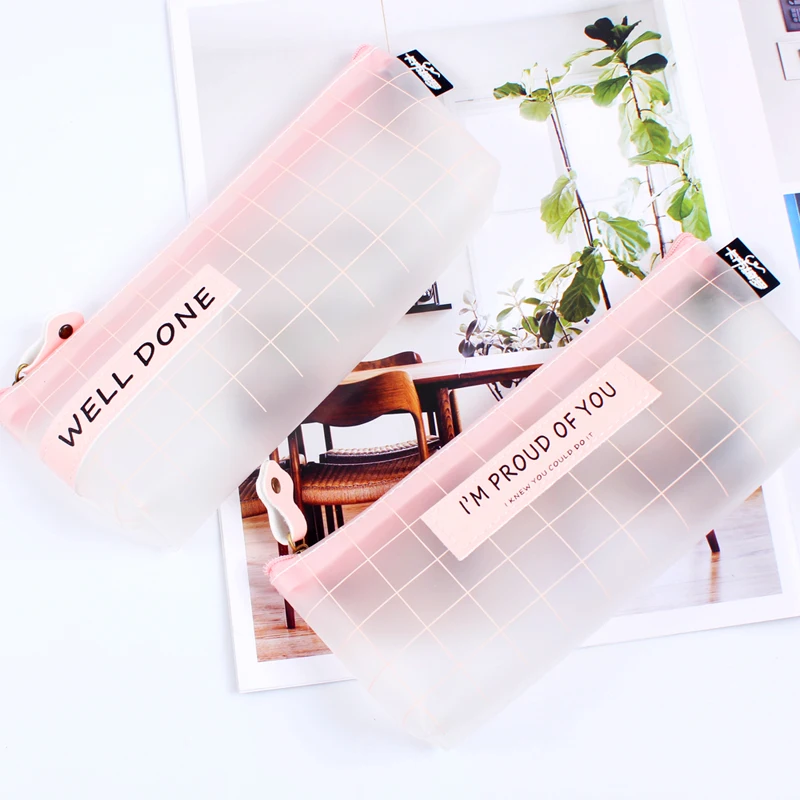 1 шт. чехол карандаш для школы прозрачная сумка мальчиков и девочек подарок