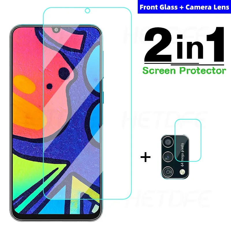 

Защитное стекло для объектива камеры 2 в 1 для Samsung Galaxy M02 M12 M62 A02S M02S F41 F62, стекло для экрана для Galaxy M01 M11 M21 M31 M51