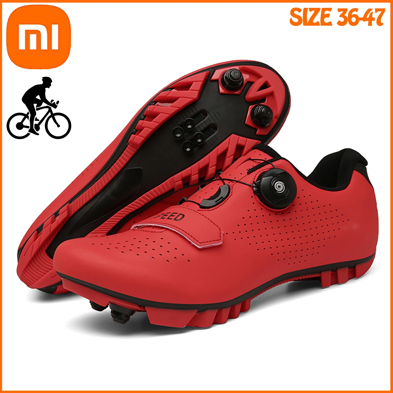 

Xiaomi Summer Bike Shoes MTB SPD Cleat Mountain Cycling Shoes Men Women Breathable Racing Sneakers Speed Road Bicycle Footwear