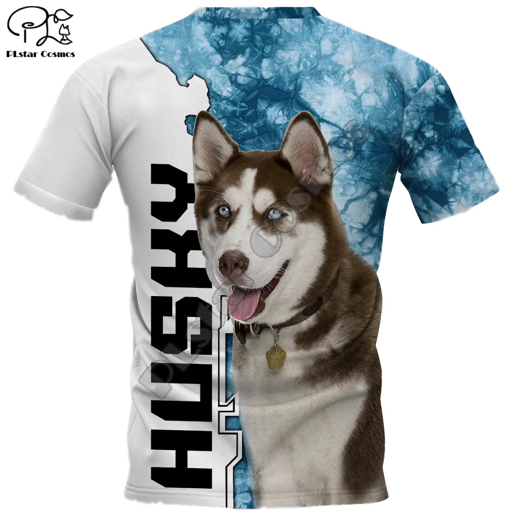 

Mens women Siberian Husky 3d t shirt Summer Sled Dogs Print tshirts tees casual short sleeve tops quick dry harajuku tee
