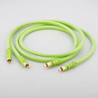 A51 HI-End 99.9999% OFC медный RCA соединительный кабель с 2RCA к RCA аудио кабель HIFI