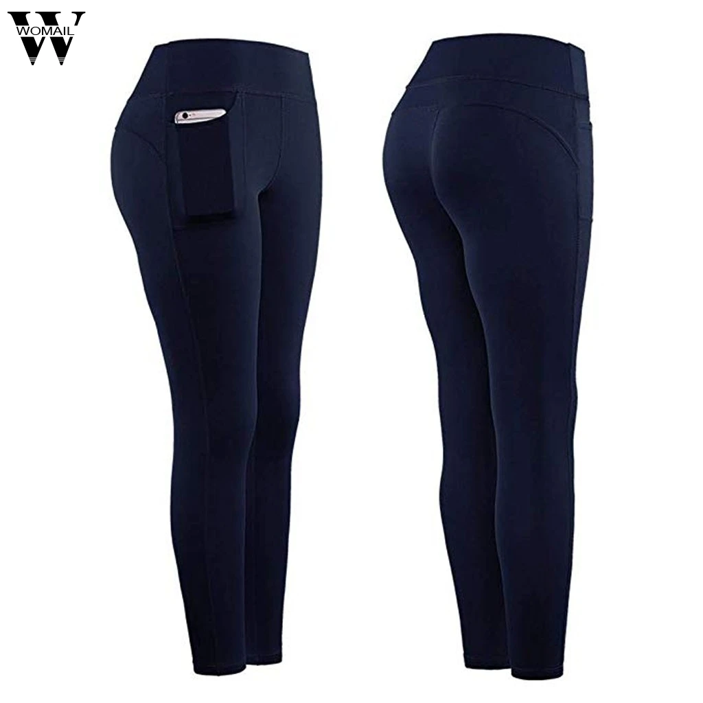 Женские Бесшовные Леггинсы Womail с высокой талией пуш-ап спортивные женские штаны